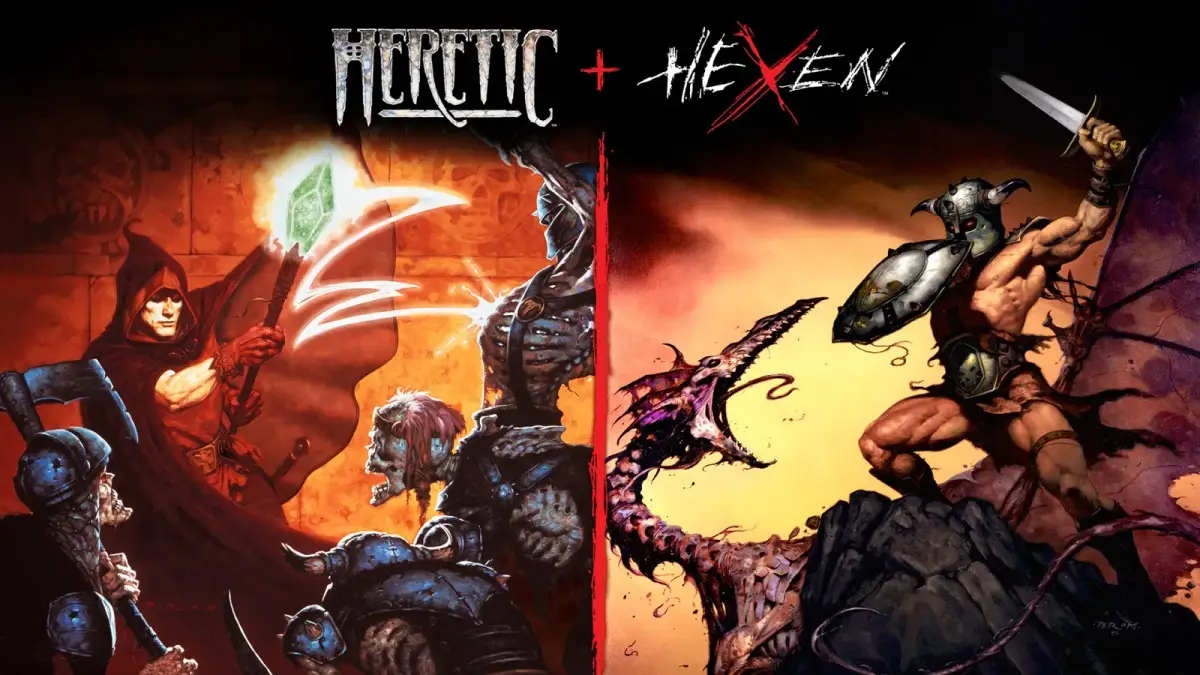 Grafika gry Heretic + Hexen