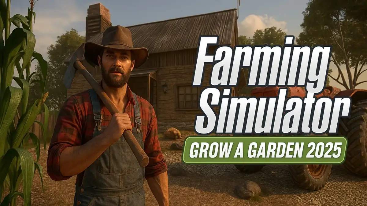 Grafika gry Farming Simulator - Grow a Garden 2025