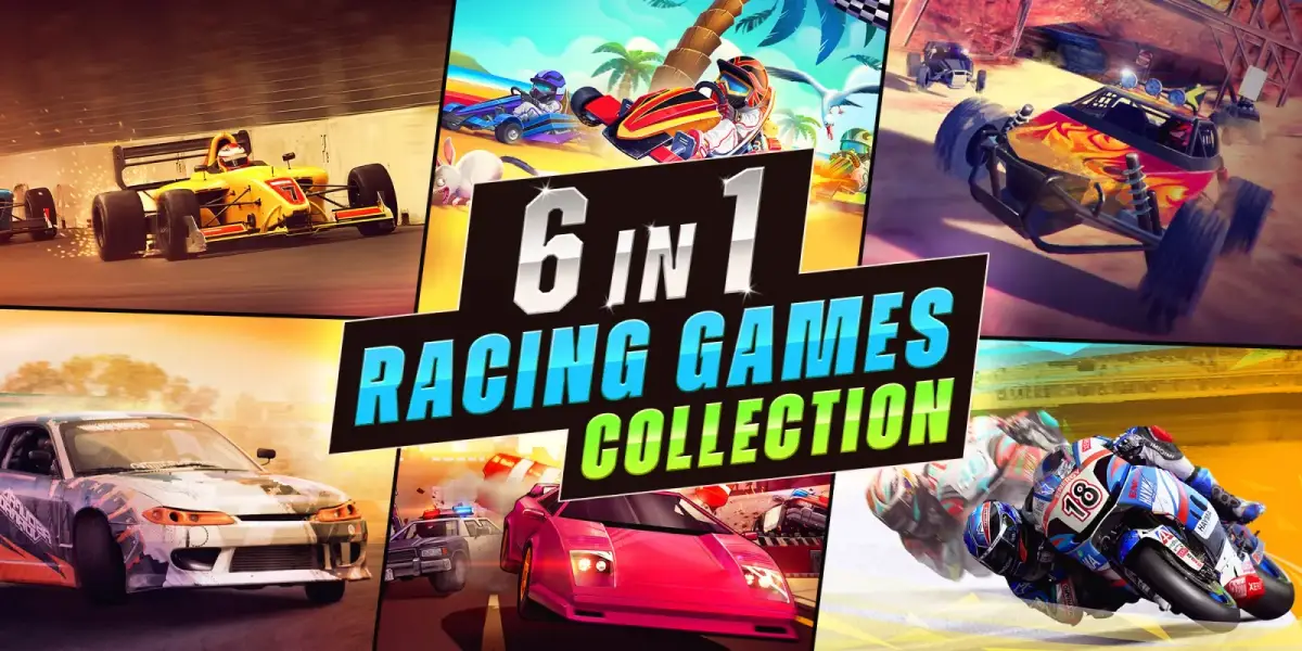 Grafika gry 6 in 1 Racing Games Collection