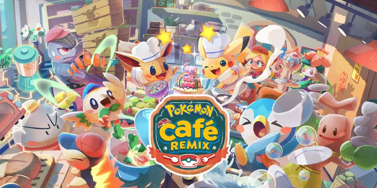 Grafika gry Pokémon Café ReMix