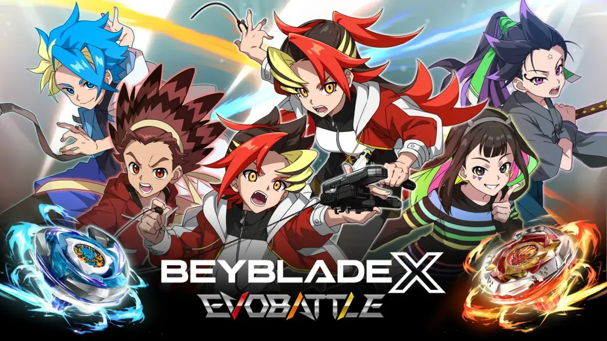 Grafika gry BEYBLADE X EVOBATTLE