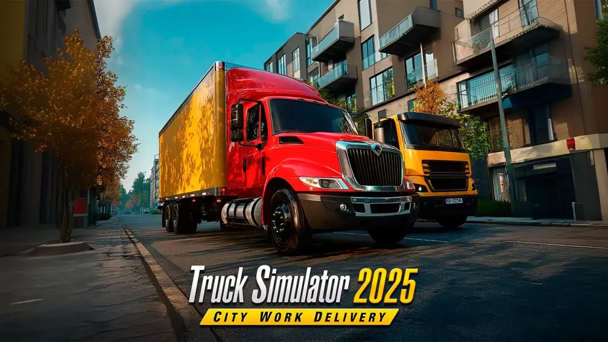 Grafika gry Truck Simulator 2025: City Work Delivery