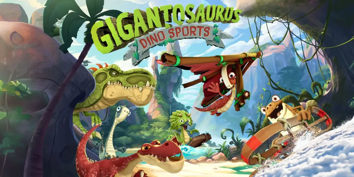 Grafika gry Gigantozaur Dino Sports