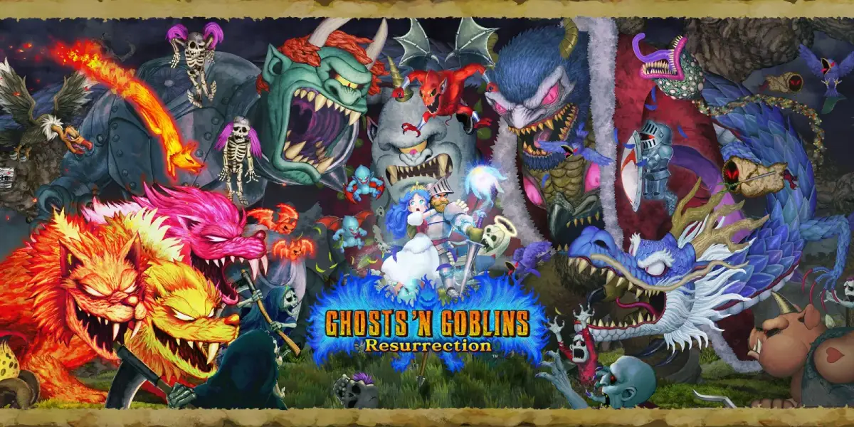 Grafika gry Ghosts 'n Goblins Resurrection