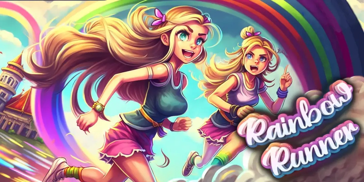 Grafika gry Rainbow Runner