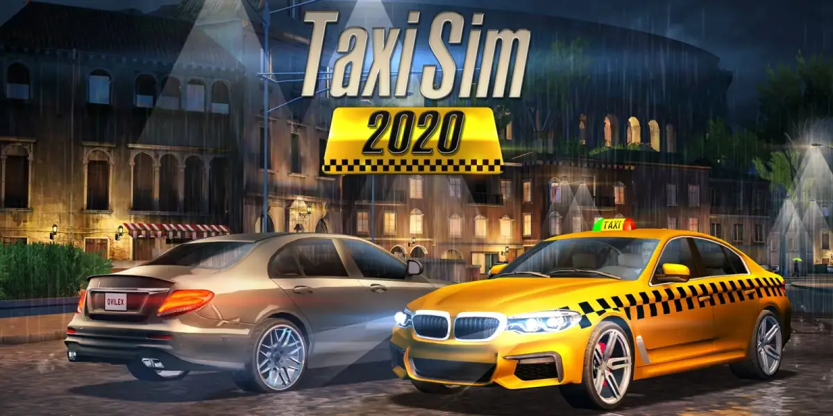Grafika gry Taxi Sim 2020