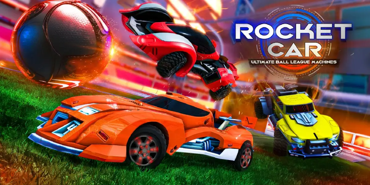 Grafika gry Rocket Car : Ultimate Ball League Machines