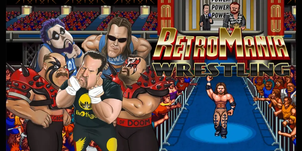 Grafika gry RetroMania Wrestling
