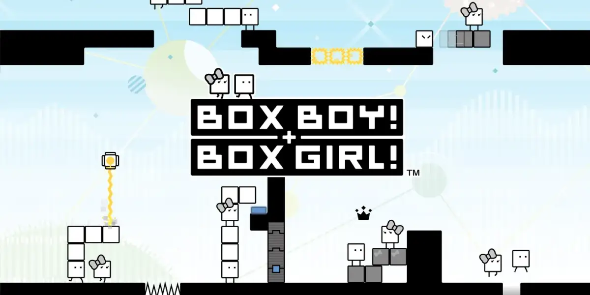 Grafika gry BOXBOY! + BOXGIRL!