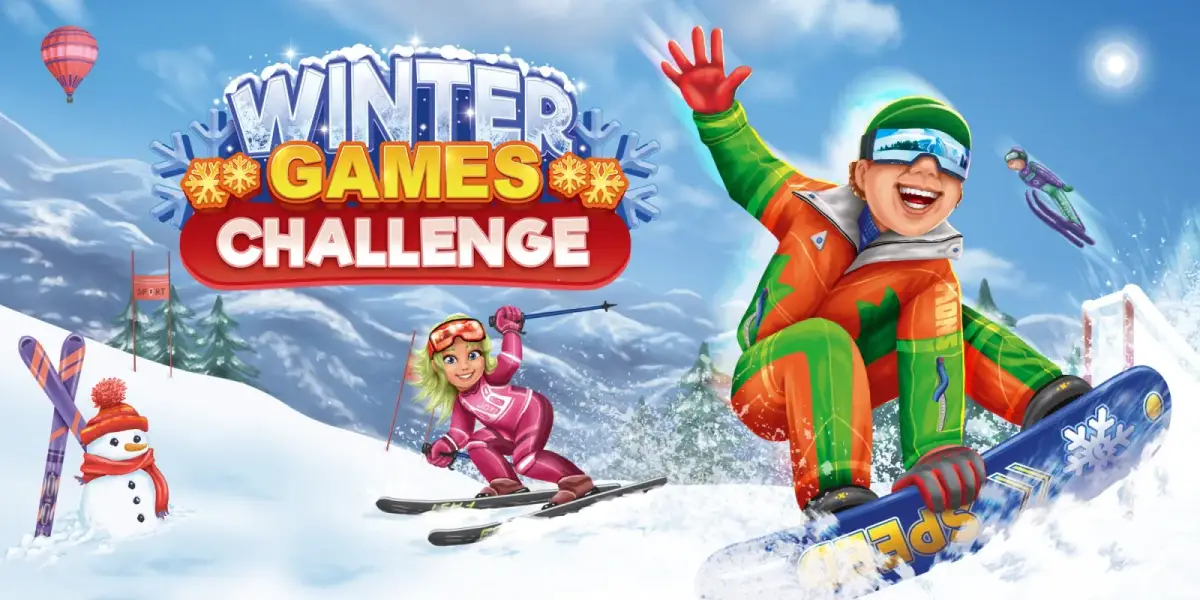 Grafika gry Winter Games Challenge