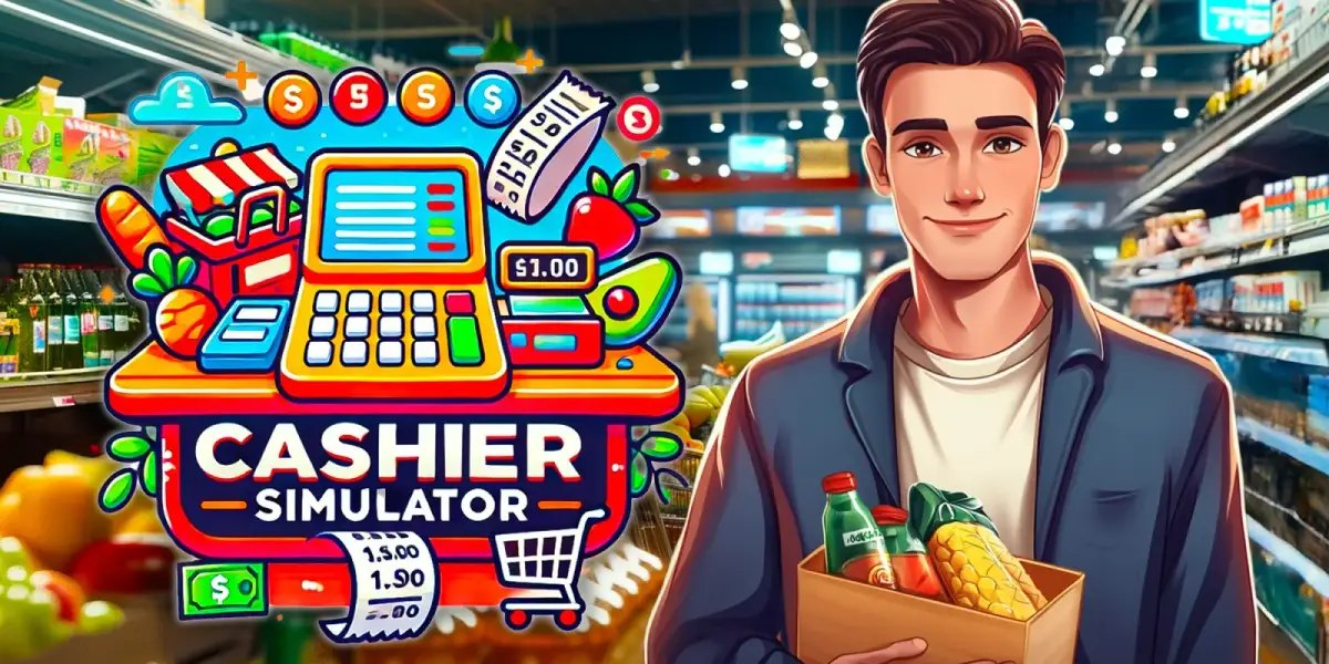 Grafika gry Cashier Simulator