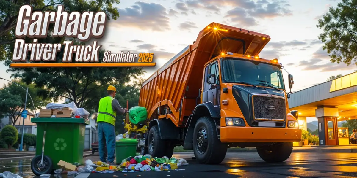 Grafika gry Garbage Driver Truck Simulator 2025