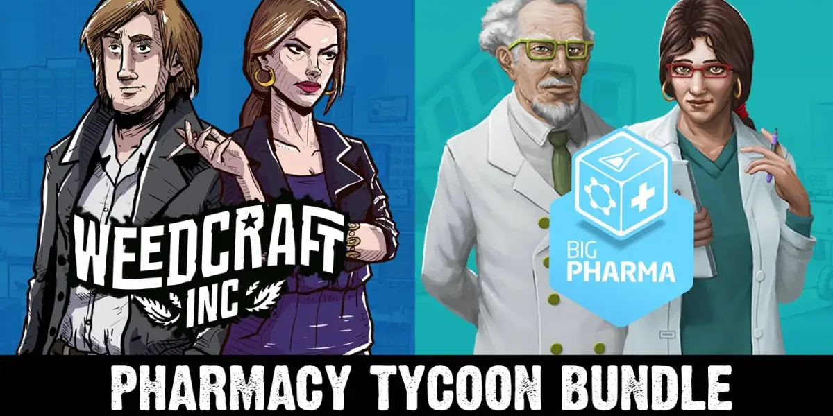 Grafika gry Pharmacy Tycoon Bundle: Weedcraft Inc & Big Pharma