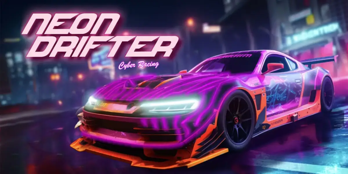 Grafika gry Neon Drifter - Cyber Racing