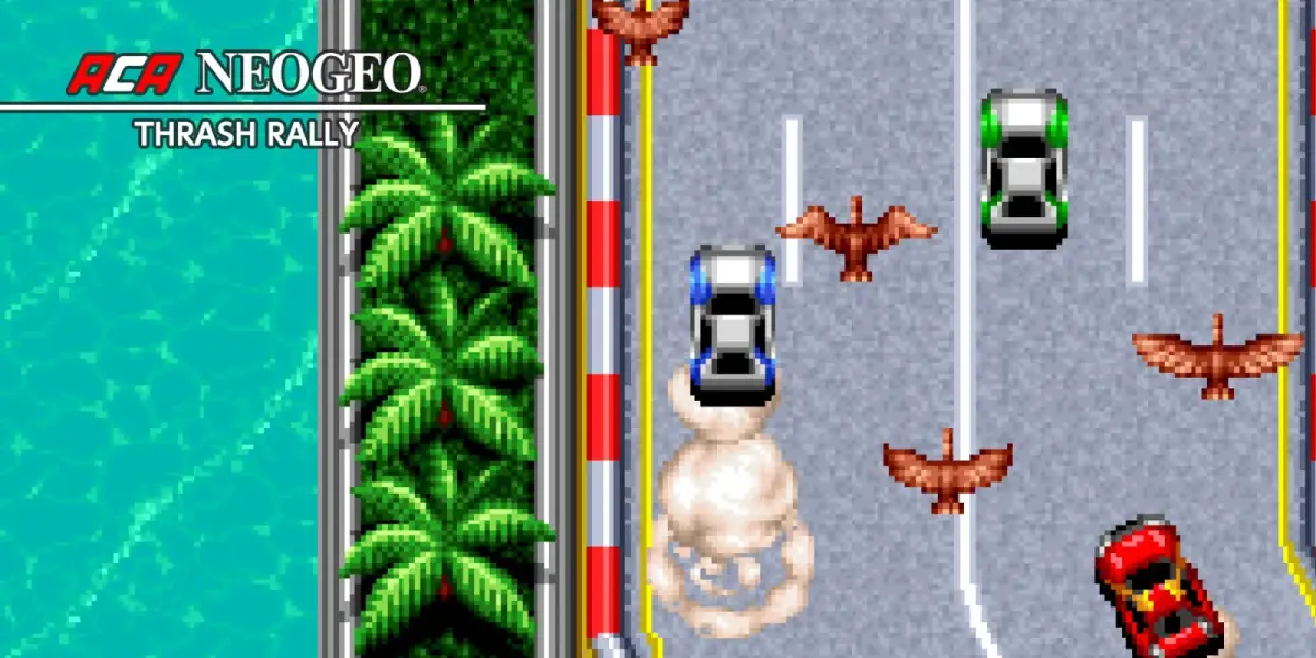 Grafika gry ACA NEOGEO THRASH RALLY