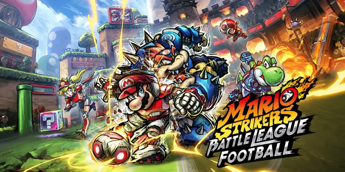 Grafika gry Mario Strikers Battle League Football