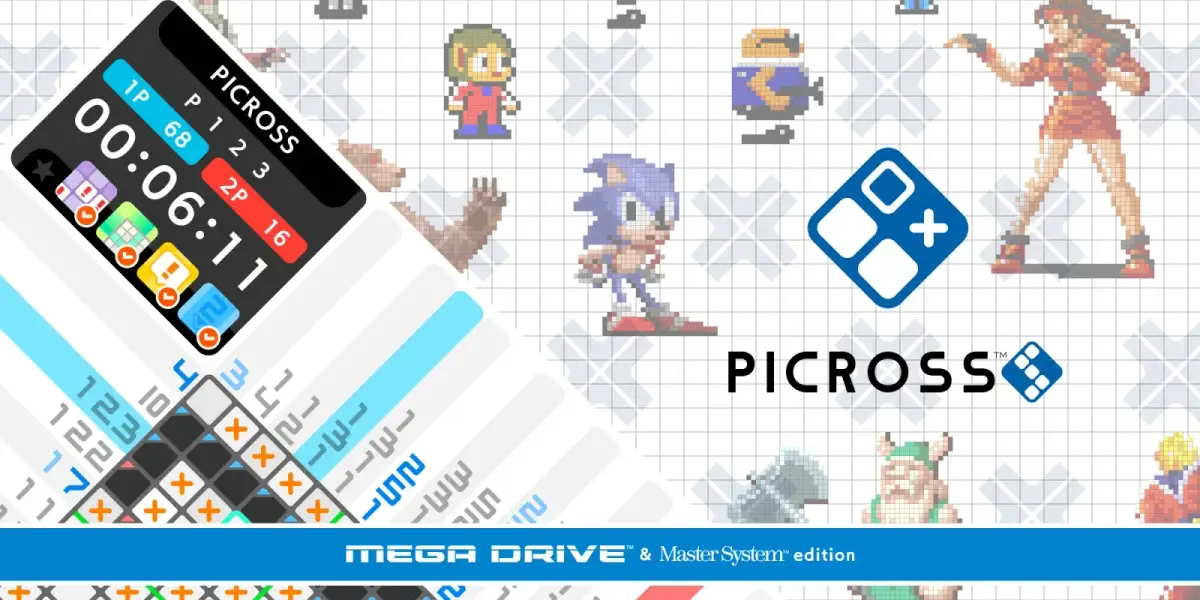 Grafika gry PICROSS S MEGA DRIVE & Master System edition