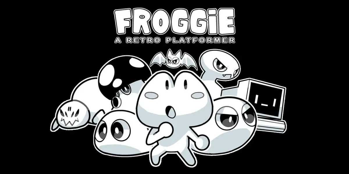 Grafika gry Froggie - A Retro Platformer