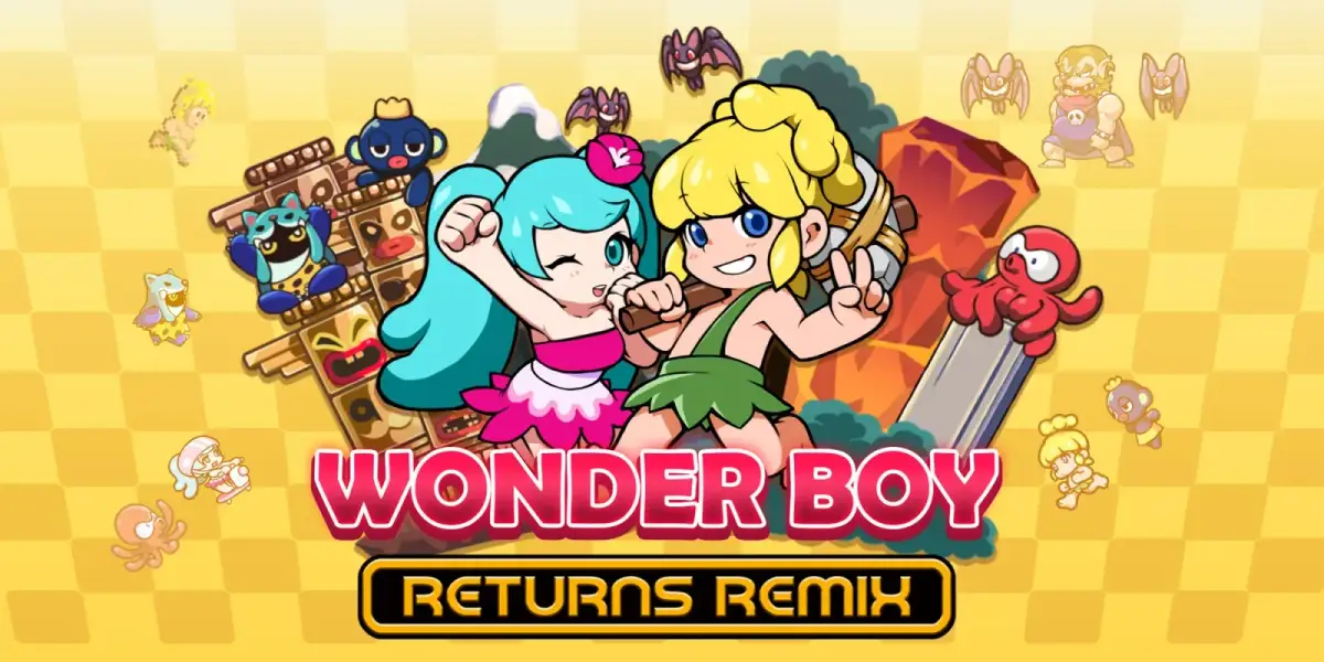 Grafika gry WONDER BOY RETURNS REMIX