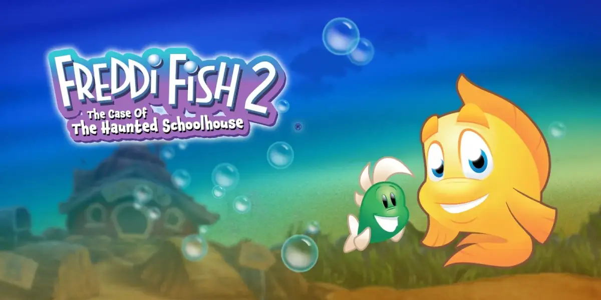 Grafika gry Freddi Fish 2: The Case of The Haunted Schoolhouse
