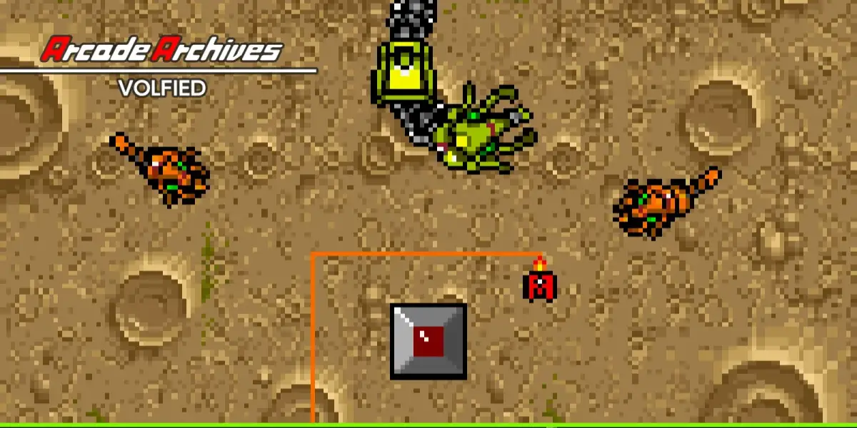 Grafika gry Arcade Archives VOLFIED