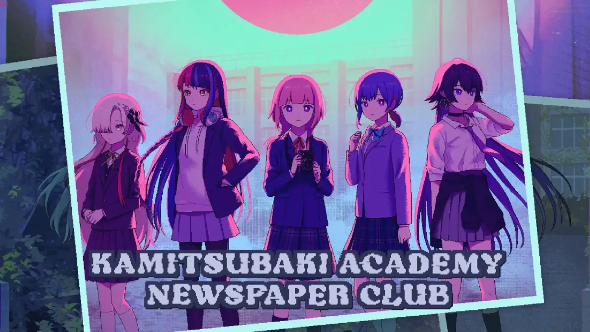 Grafika gry KAMITSUBAKI ACADEMY NEWSPAPER CLUB