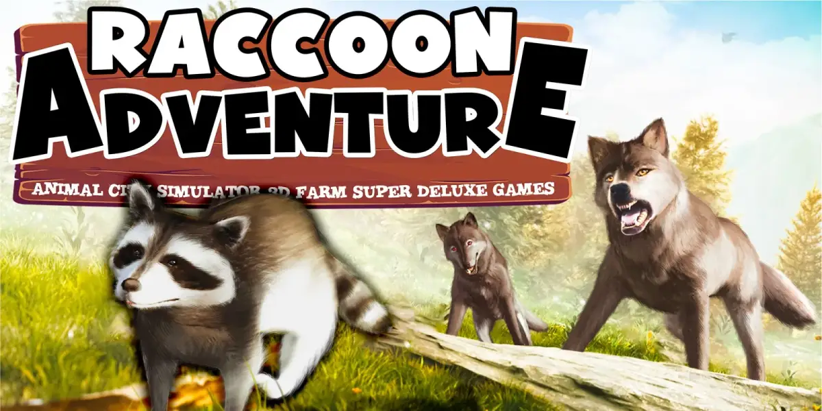 Grafika gry Raccoon Adventure: Animal City Simulator 3D Farm Super Deluxe