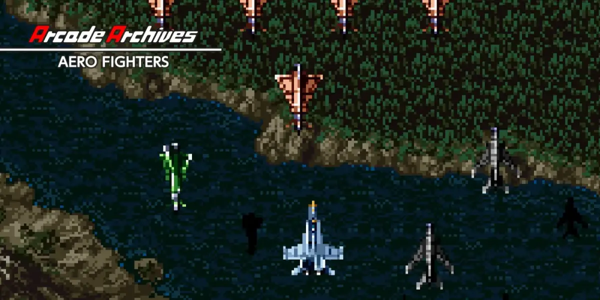 Grafika gry Arcade Archives AERO FIGHTERS