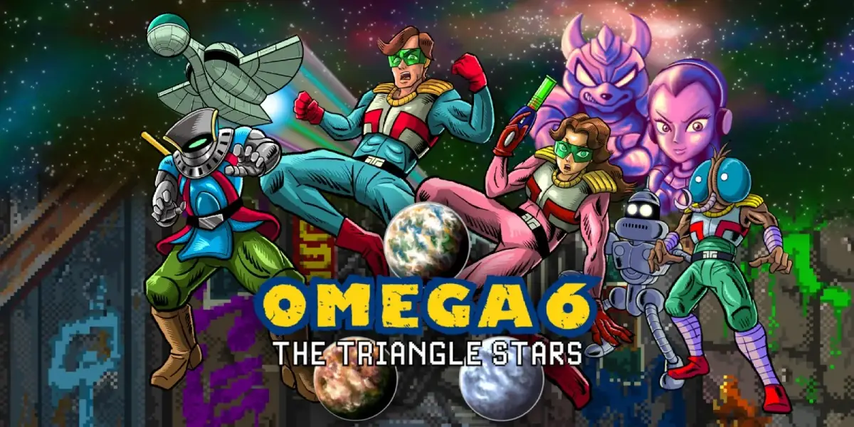 Grafika gry OMEGA 6 The Triangle Stars