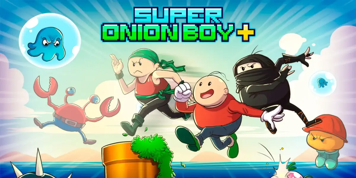 Grafika gry Super Onion Boy+