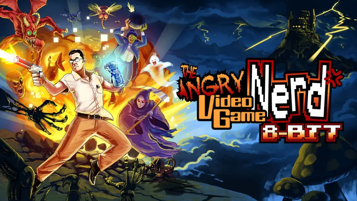 Grafika gry Angry Video Game Nerd 8-bit