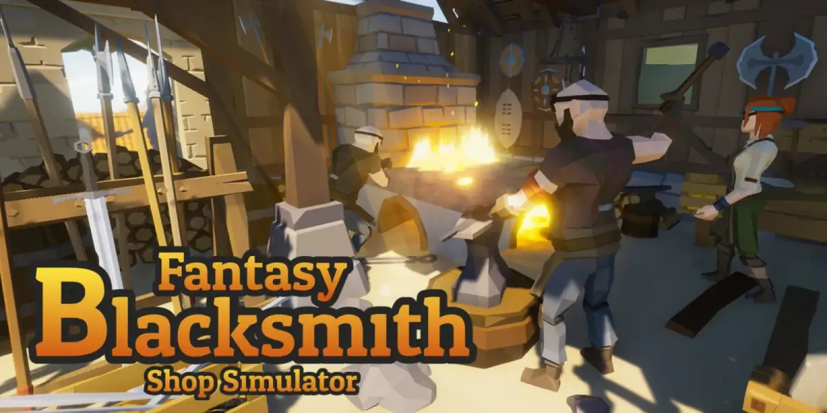 Grafika gry Fantasy Blacksmith Shop Simulator