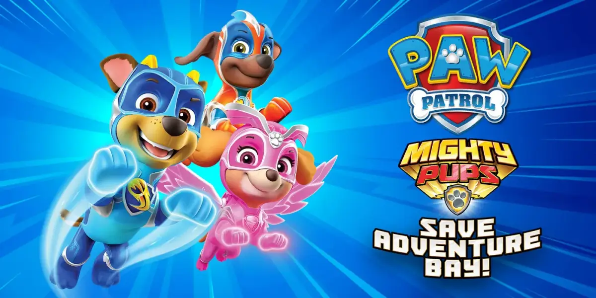 Grafika gry PAW Patrol Mighty Pups Save Adventure Bay!