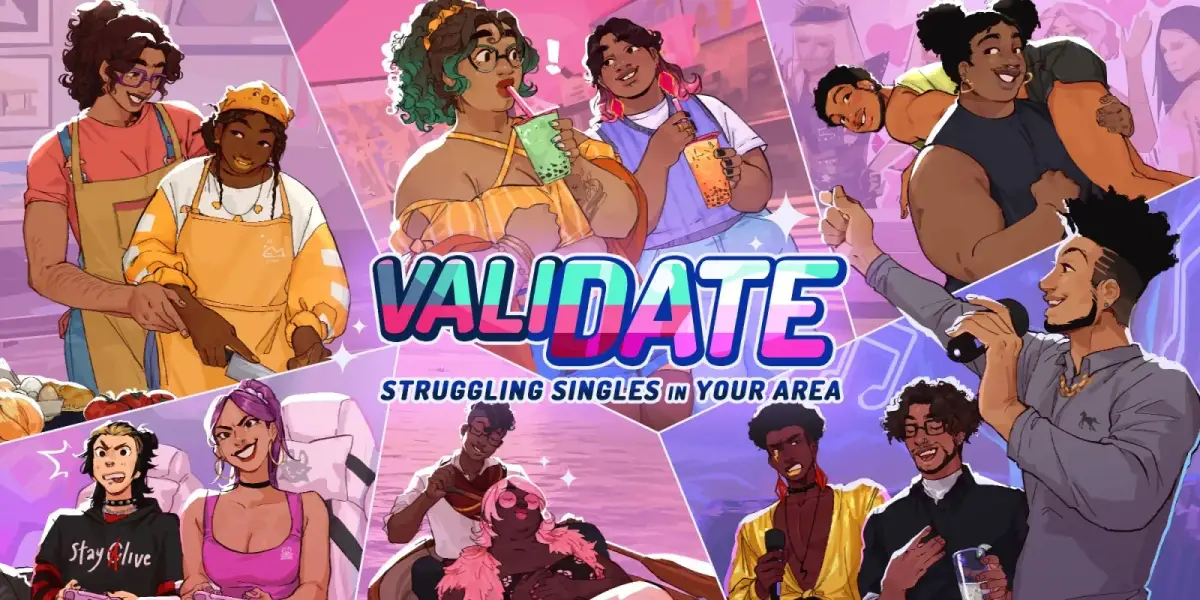 Grafika gry ValiDate: Struggling Singles in your Area