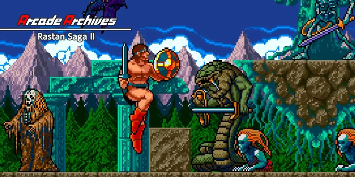 Grafika gry Arcade Archives Rastan Saga II