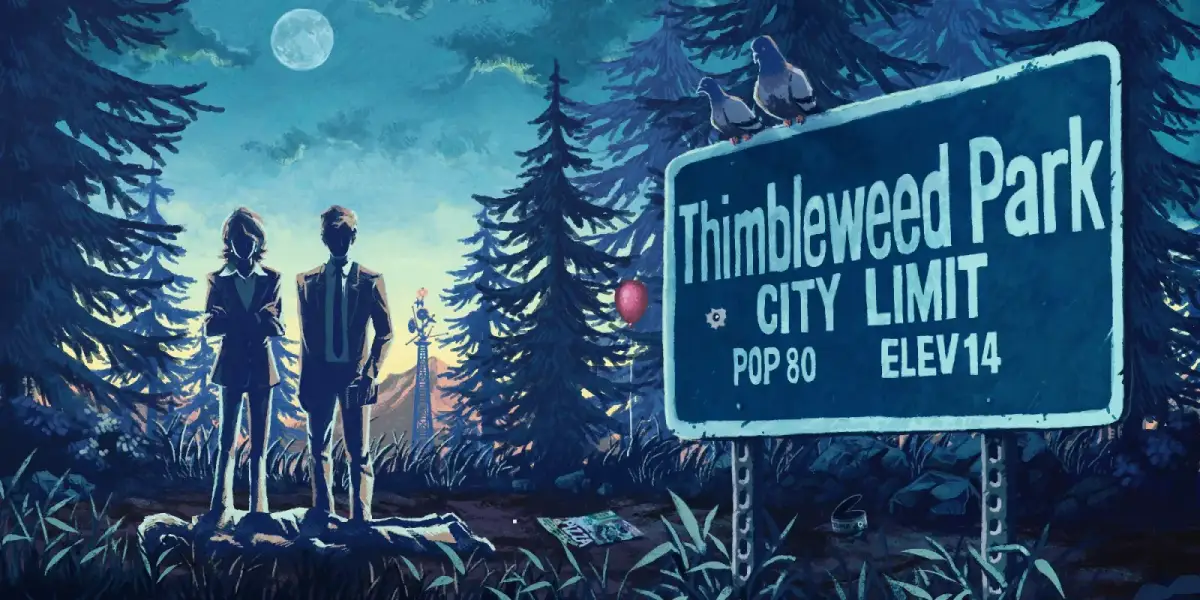 Grafika gry Thimbleweed Park
