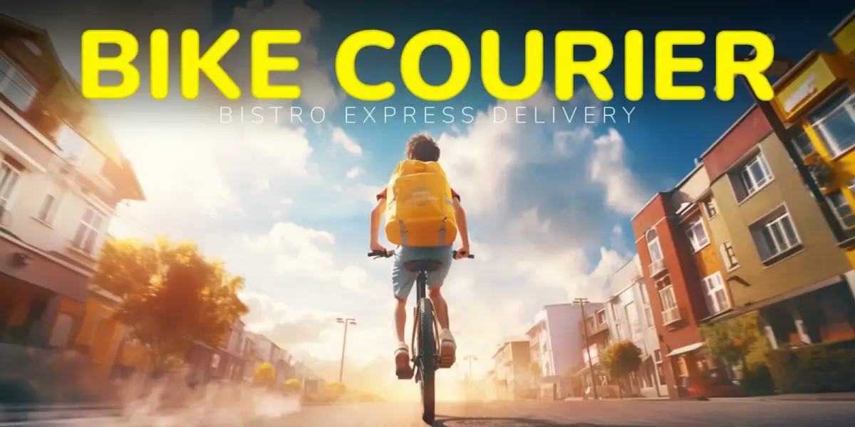 Grafika gry Bike Courier: Bistro Express Delivery