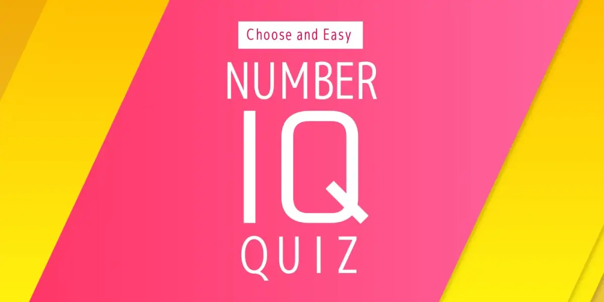 Grafika gry Choose and Easy NUMBER IQ QUIZ