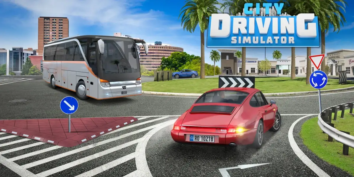 Grafika gry City Driving Simulator