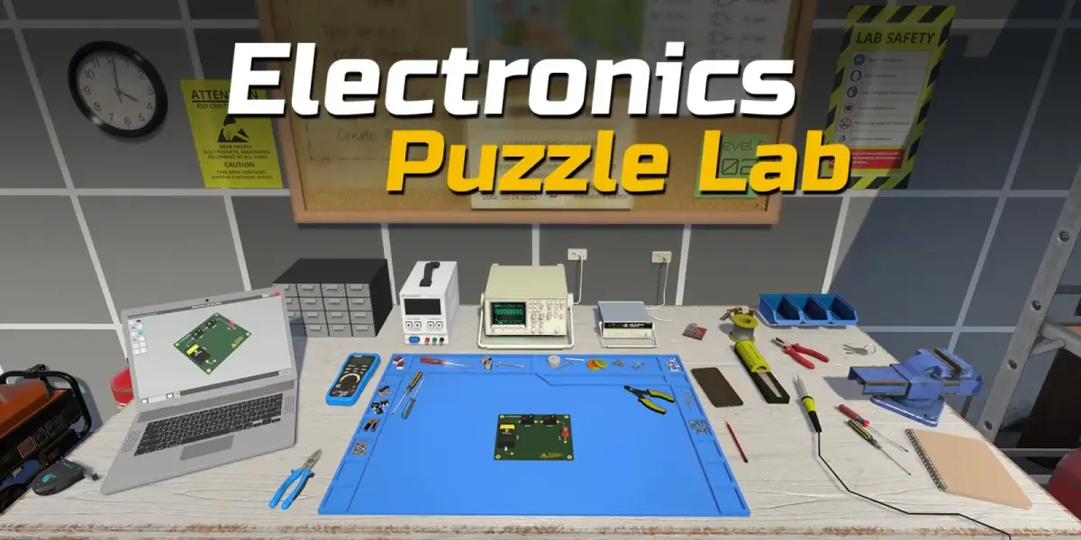 Grafika gry Electronics Puzzle Lab
