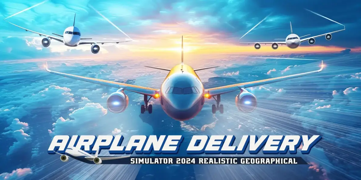 Grafika gry Airplane Delivery Simulator 2024: Realistic Geographical