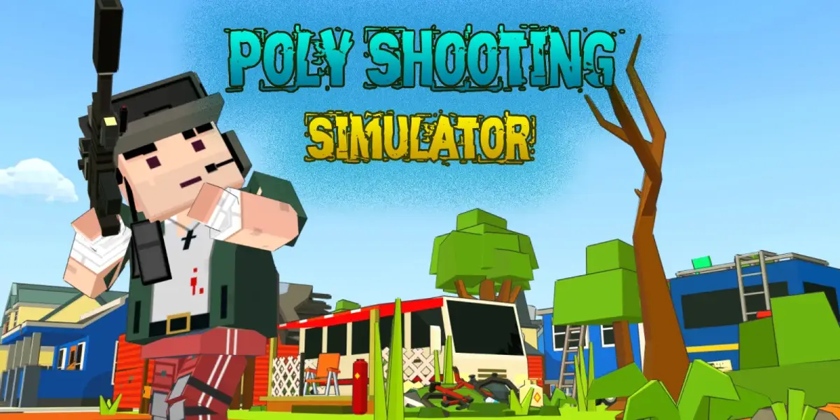 Grafika gry Poly Shooting Simulator