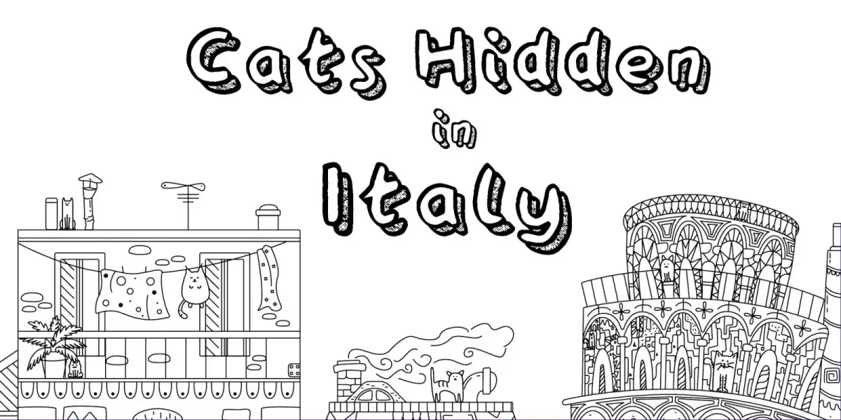 Grafika gry Cats Hidden in Italy