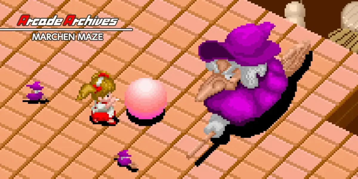 Grafika gry Arcade Archives MARCHEN MAZE