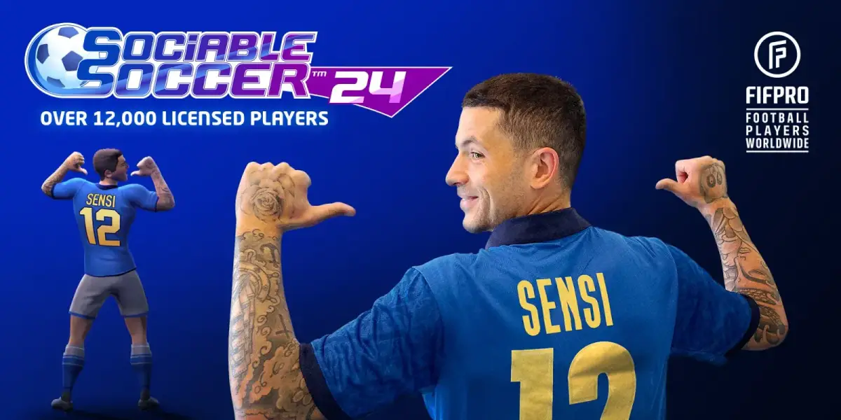 Grafika gry Sociable Soccer 24