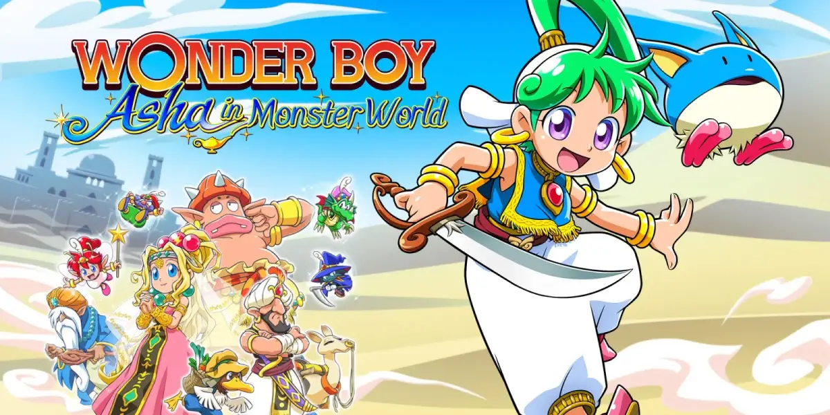 Grafika gry Wonder Boy Asha in Monster World