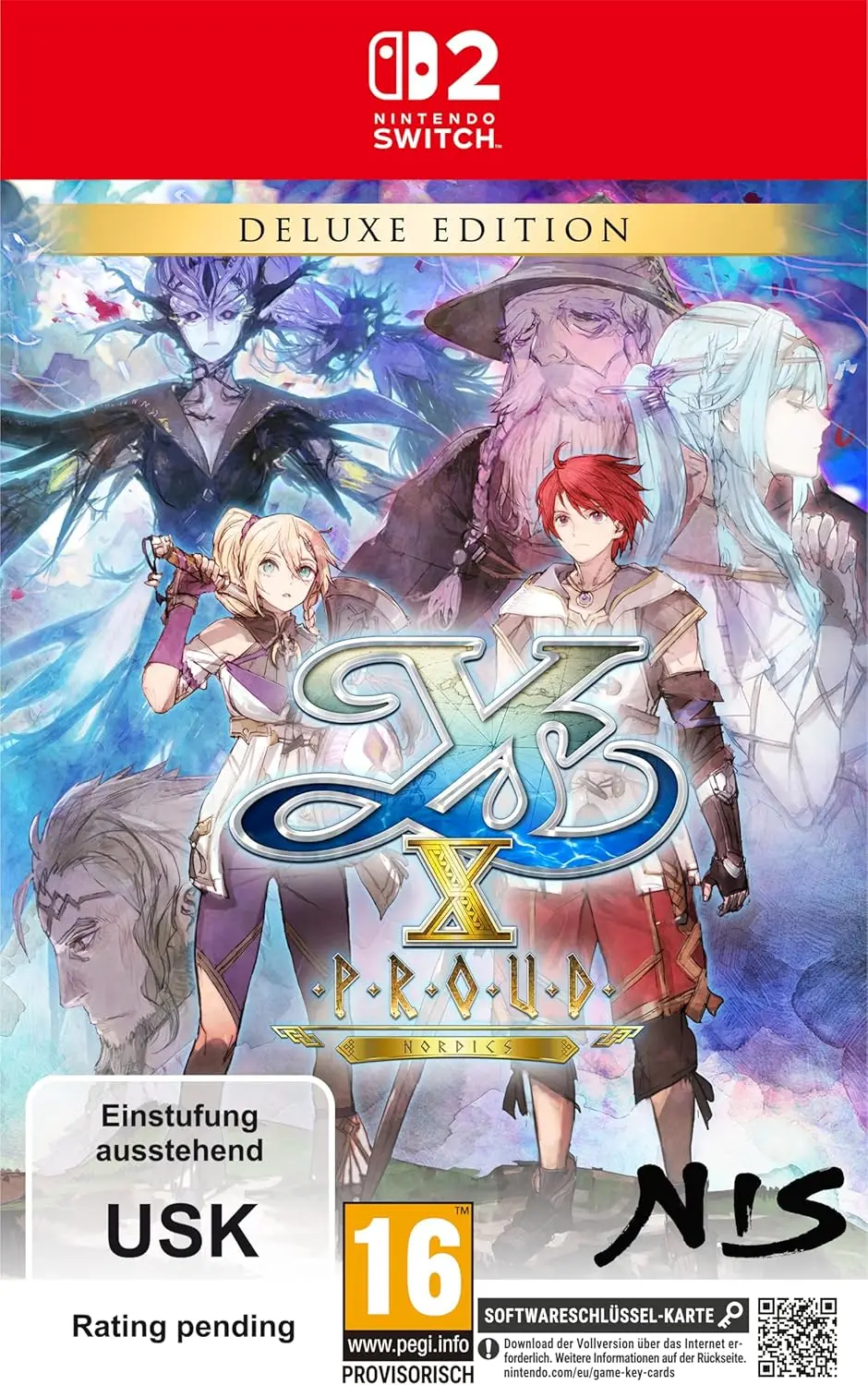 Ys X: Nordics Deluxe Edition Nintendo Switch 2 okładka gry