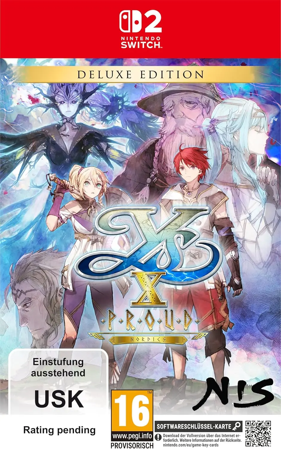 Okładka gry Ys X: Nordics Deluxe Edition na Nintendo Switch 2