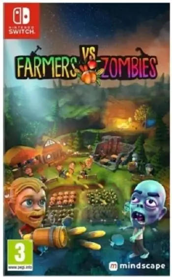 Farmers vs Zombies Nintendo Switch okładka gry
