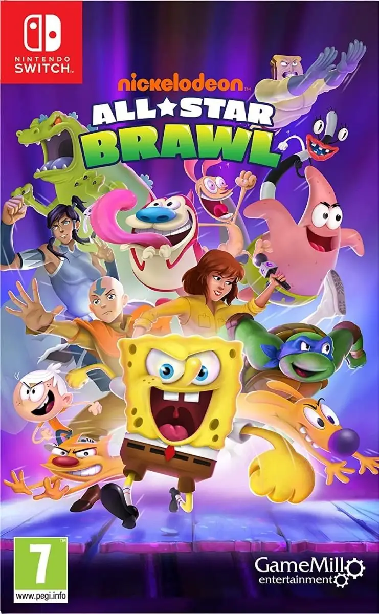Nickelodeon All-Star Brawl Nintendo Switch okładka gry